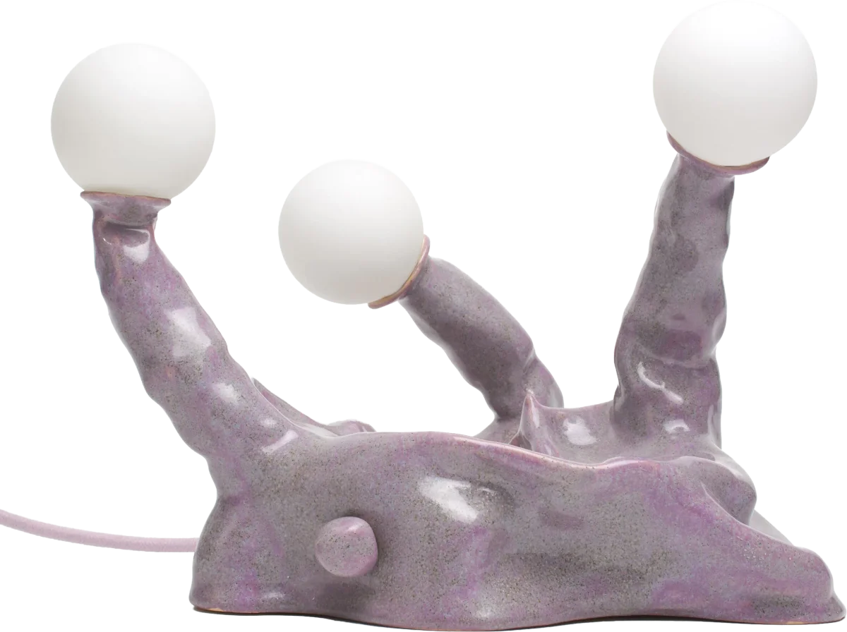 Lilac Shroom lamp, Siup