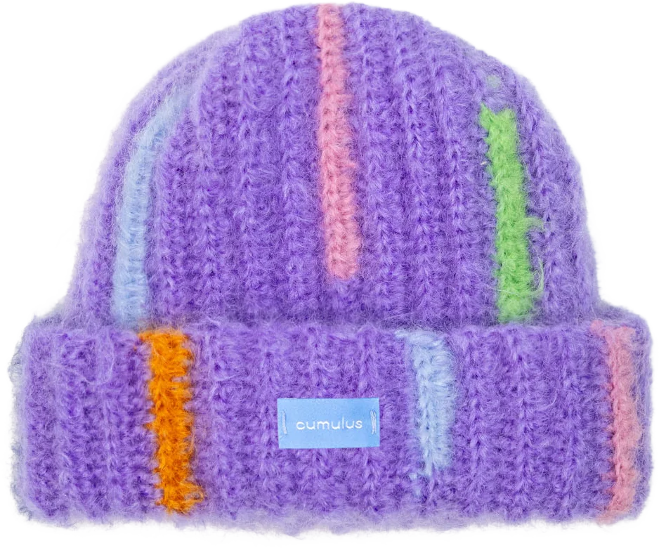 Beanie Fluff Periwinkle Lilac, Cumulus Wool