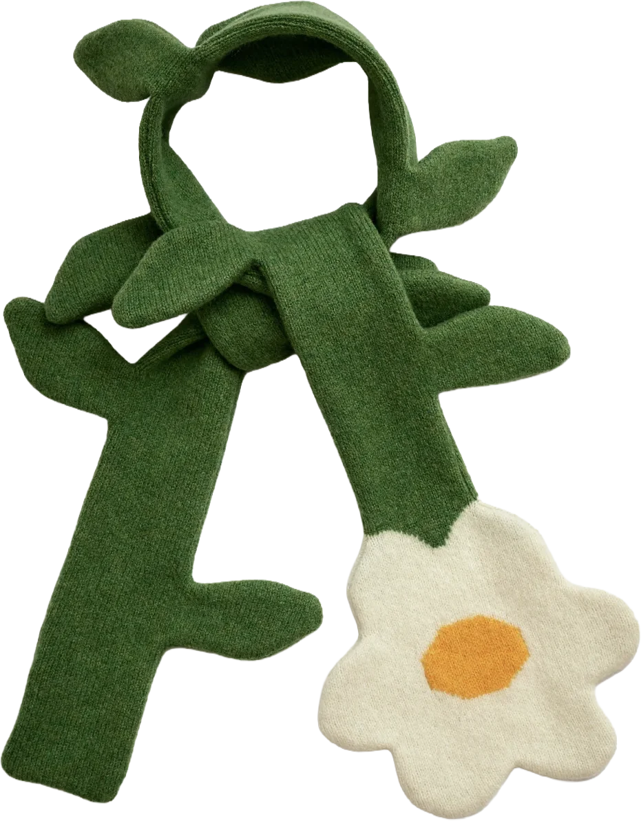 Daisy Lambswool Scarf, Saracarr