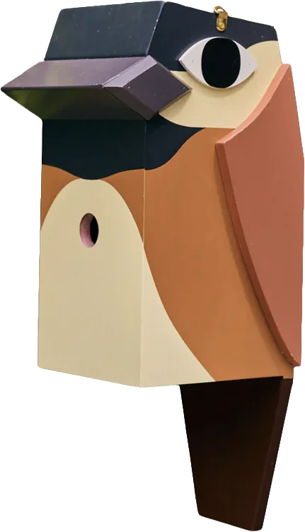 Hand-Painted Birdhouse, Dusen dusen