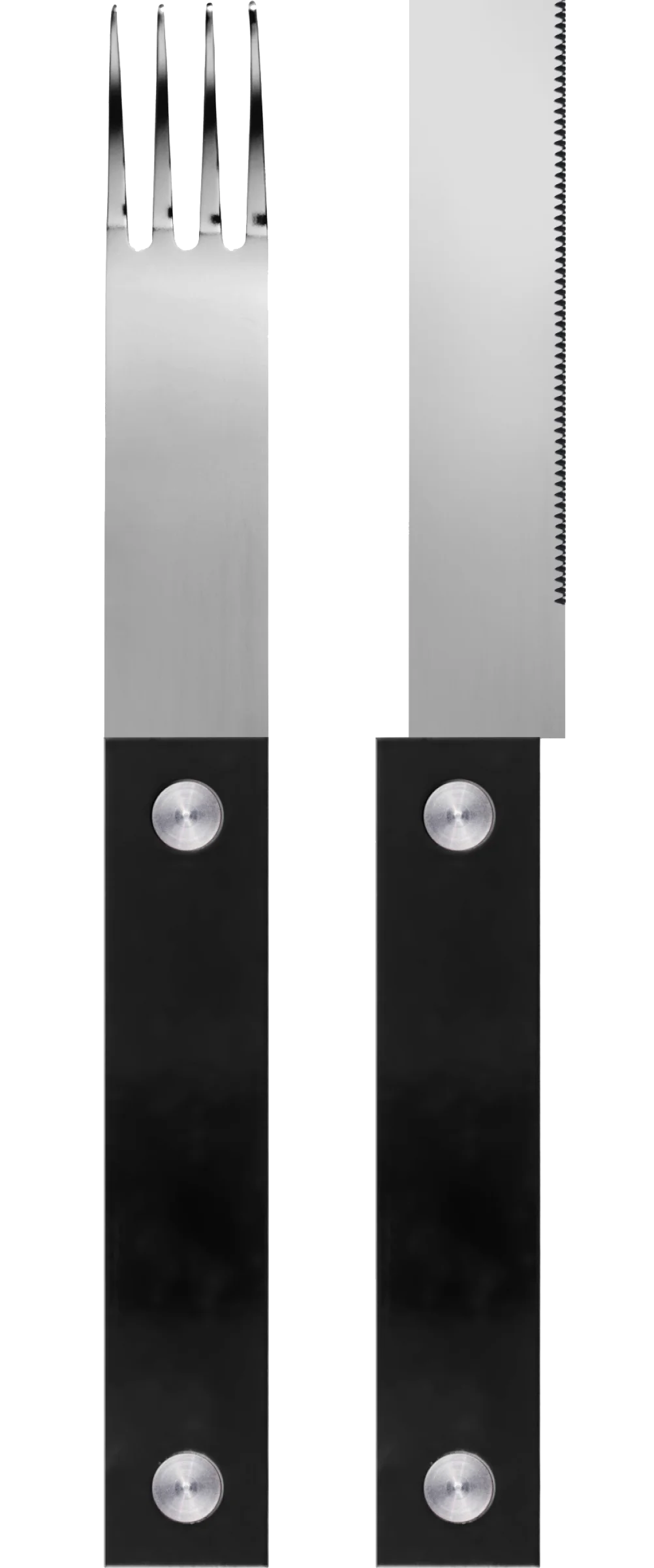 Square Handle 3 Piece Set, Forks