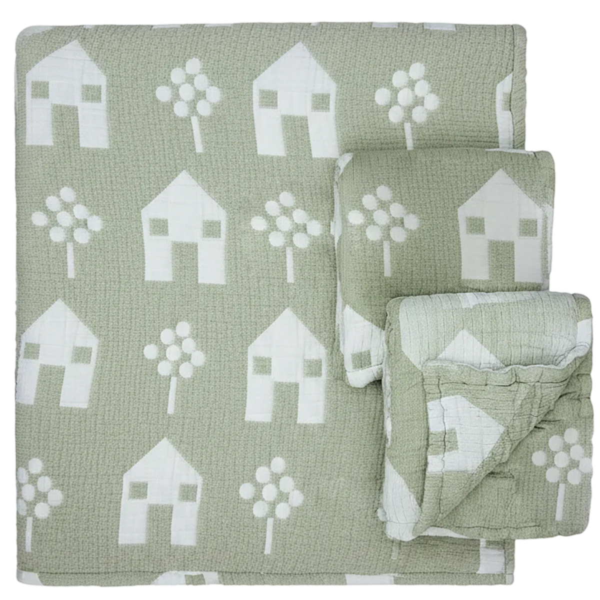 House Coverlet Set, Dusen Dusen