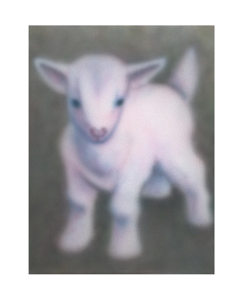 Painting of a lamb (Print), Kevin Judge