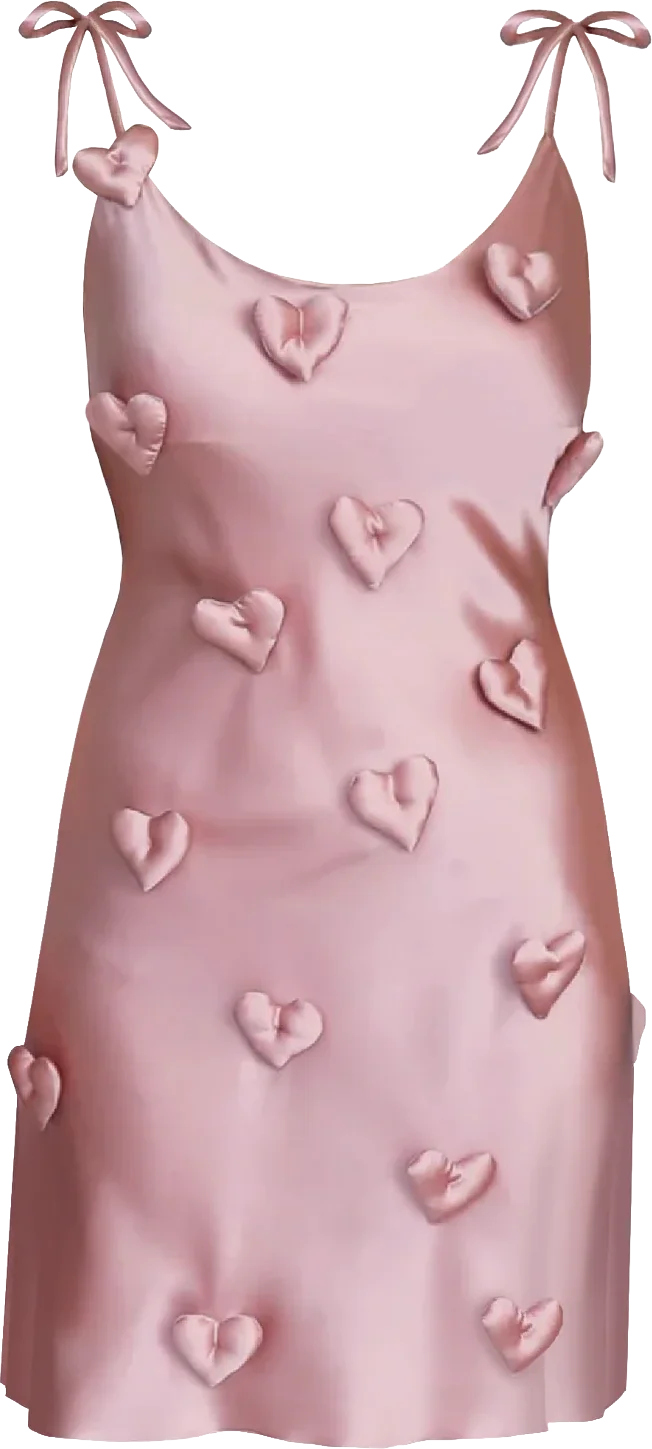 Heart Pillow Silk Dress, Lirika Matoshi