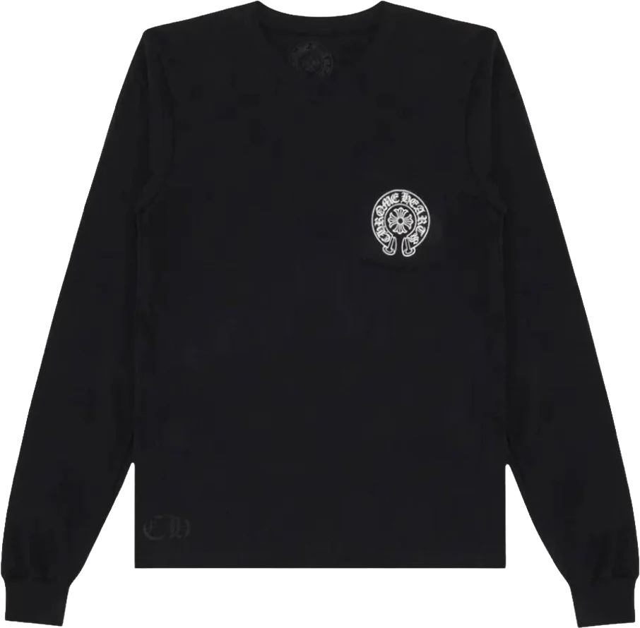 black long-sleeve t shirt miami, chrome hearts 