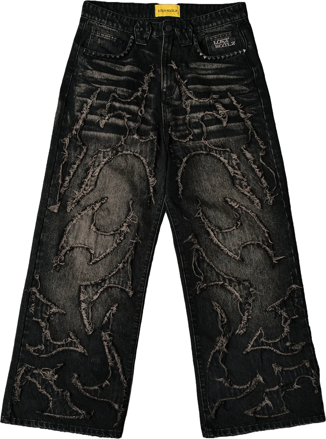 Rogue Denim Black Pants, Lost soulz