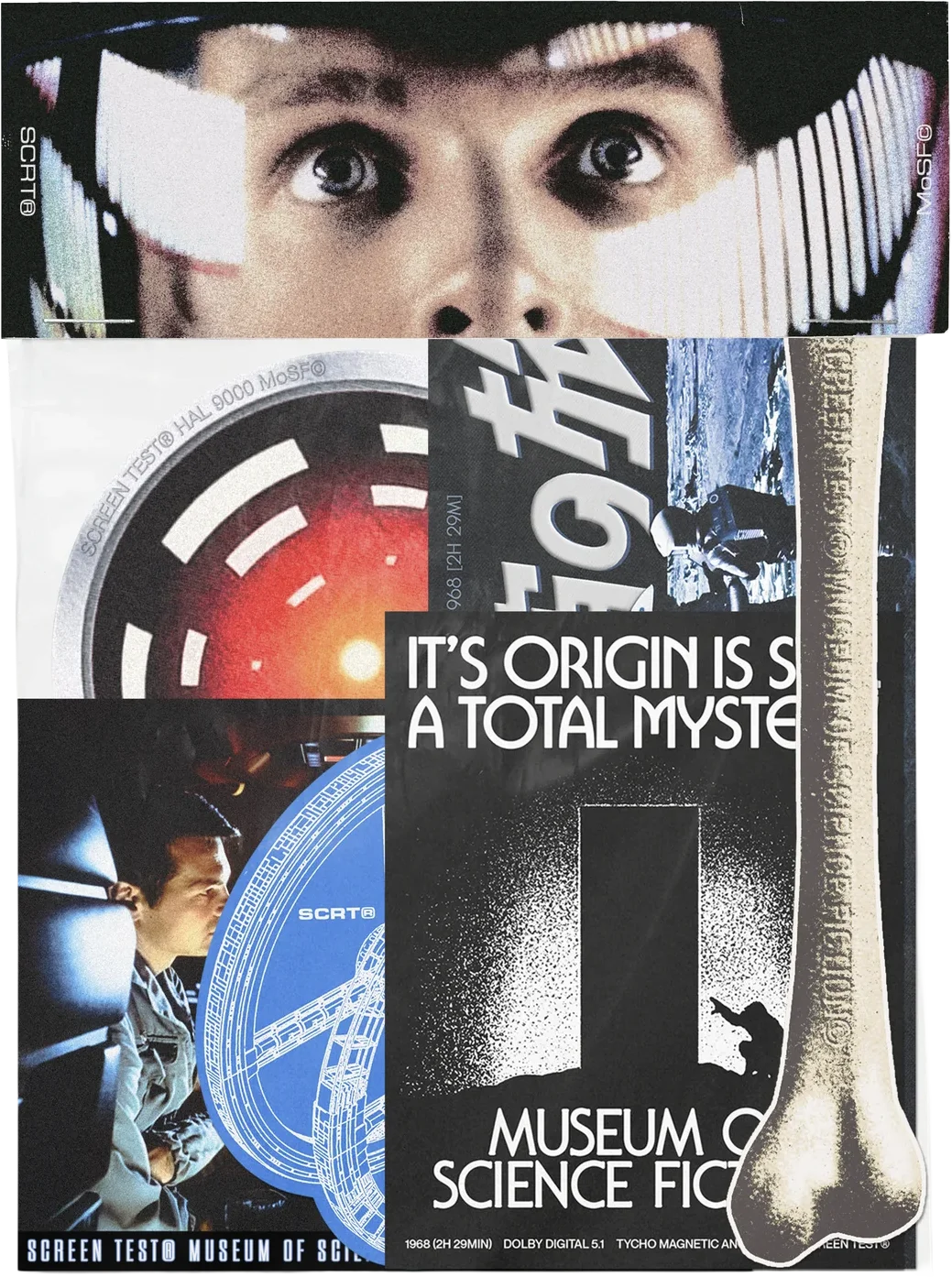 2001 : A Space Odyssey Discovery Sticker Set, Scrt