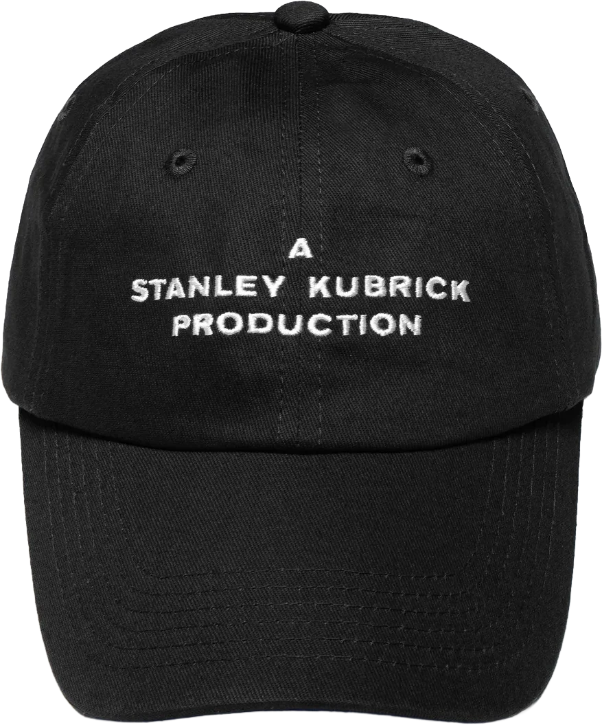 Kubrick Production Dad Cap in Black, Scrt