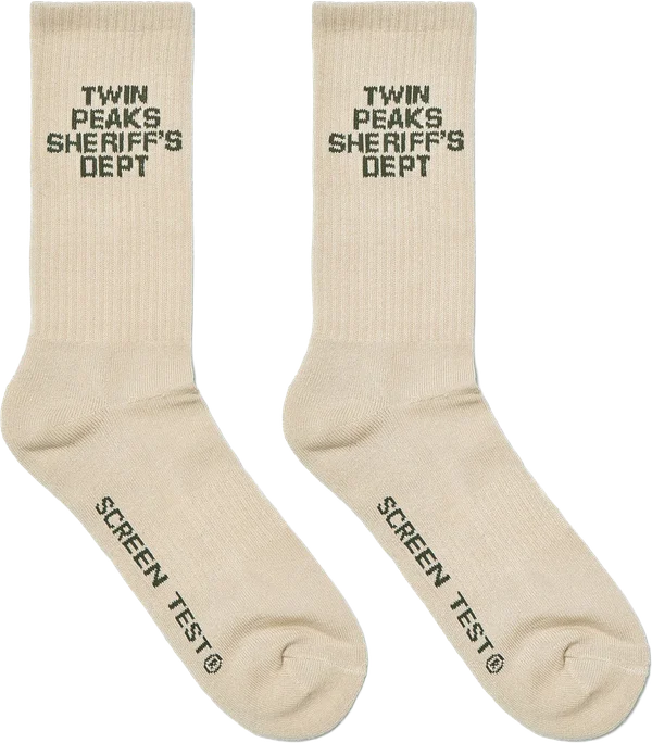 twin peaks sheriff's dept socks, Scrt