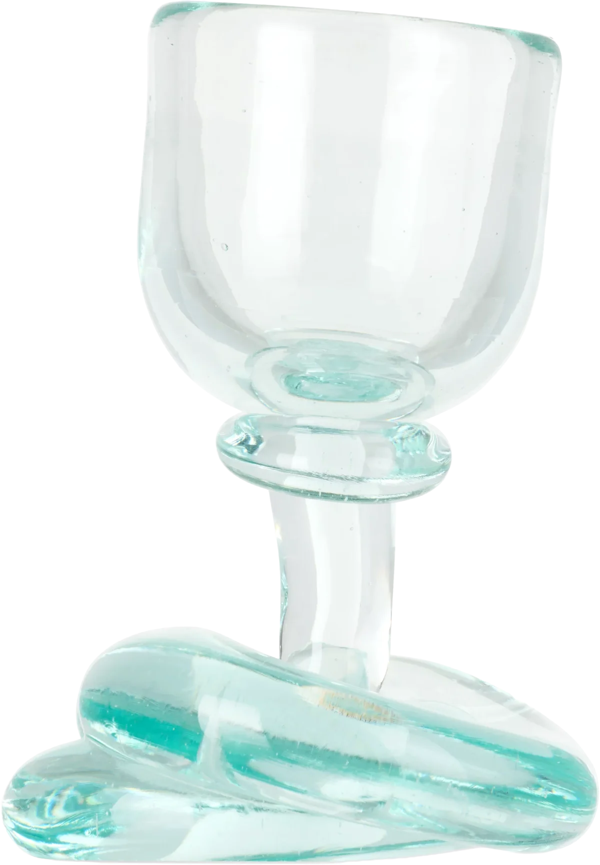 Blue B144 Recycled Glass Egg Cup, completed works
