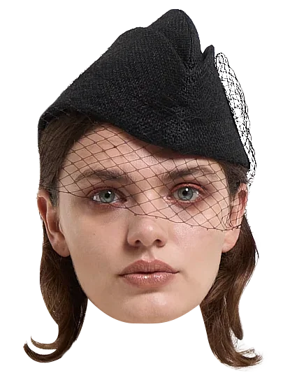 crew hat black with net, madomorpho