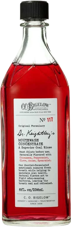 Dr. Keightley's Mouthwash Concentrate No. 117, C.o Bigelow