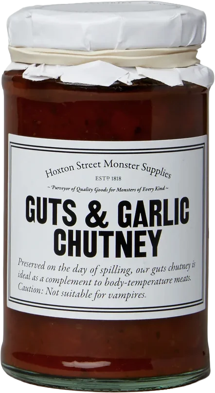 Guts & Garlic Chutney, Hoxton Street Monster Supplies