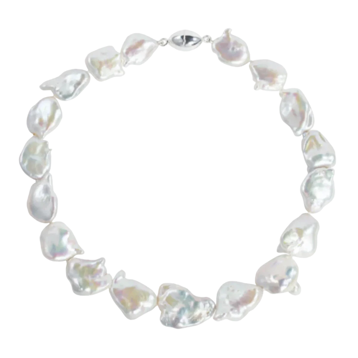 Keshi Choker Necklace Pearlescent, Olivia and pearl