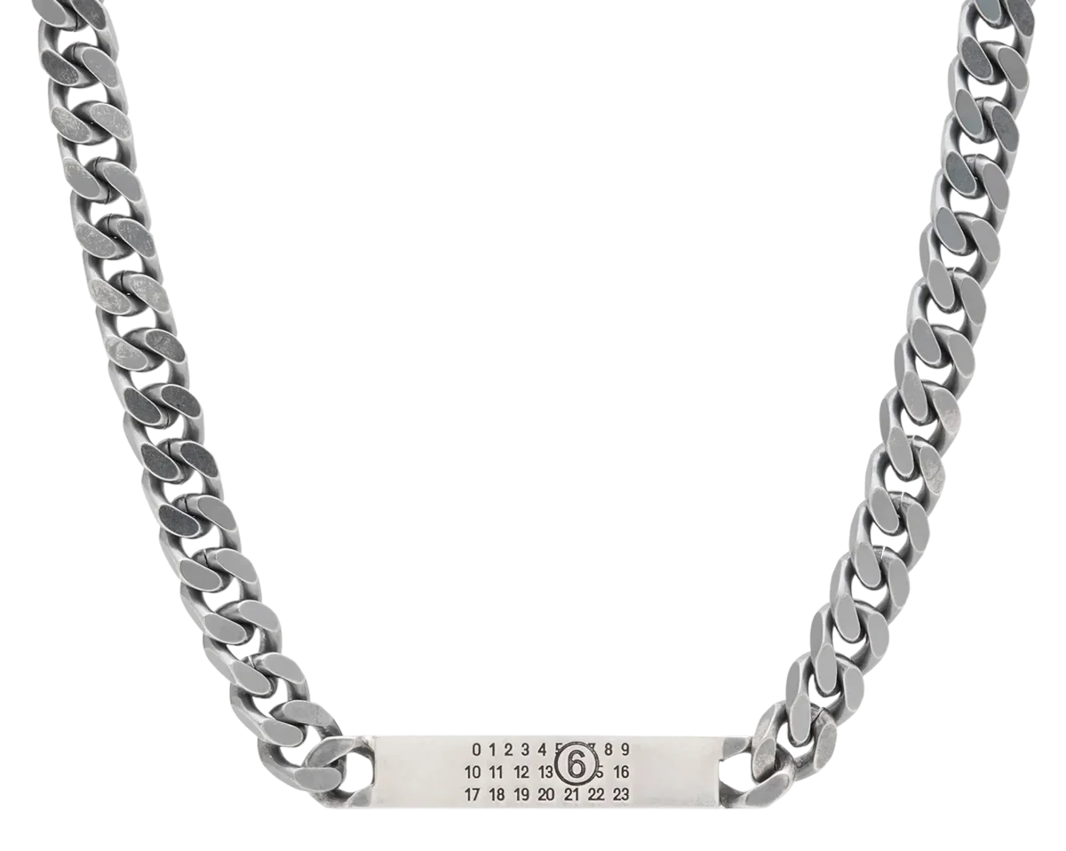 ID Tag Curb Necklace, MM6 Maison Margiela