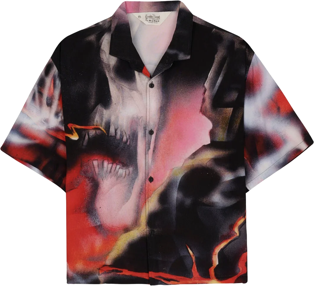 Brain Dead x Magic: The Gathering Miren, The Moaning Well Button Up, Brain Dead