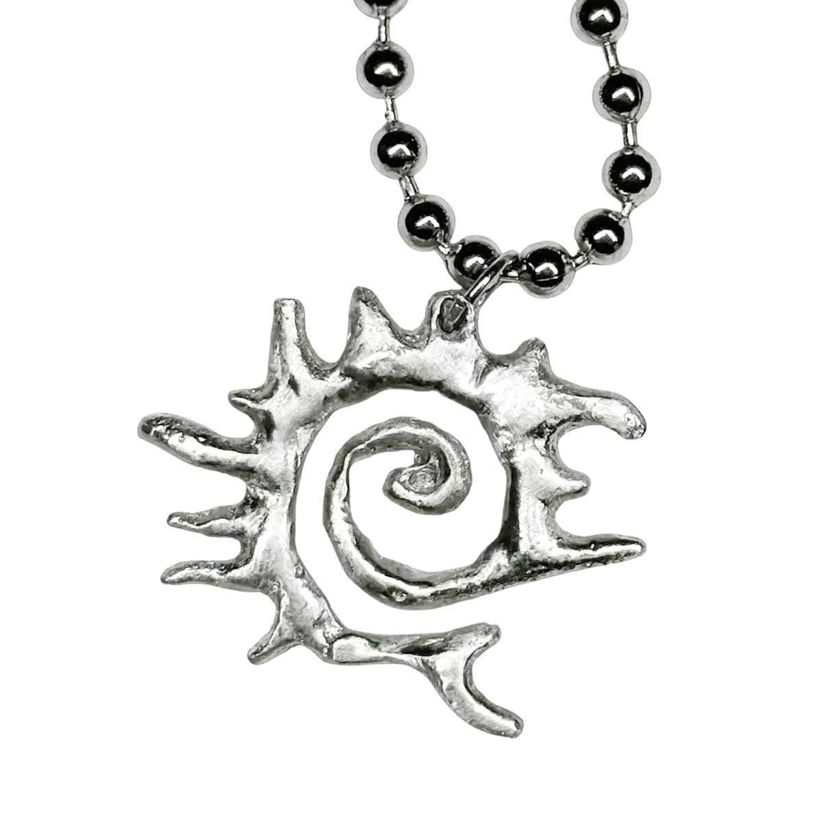 spiral necklace, CyberShells