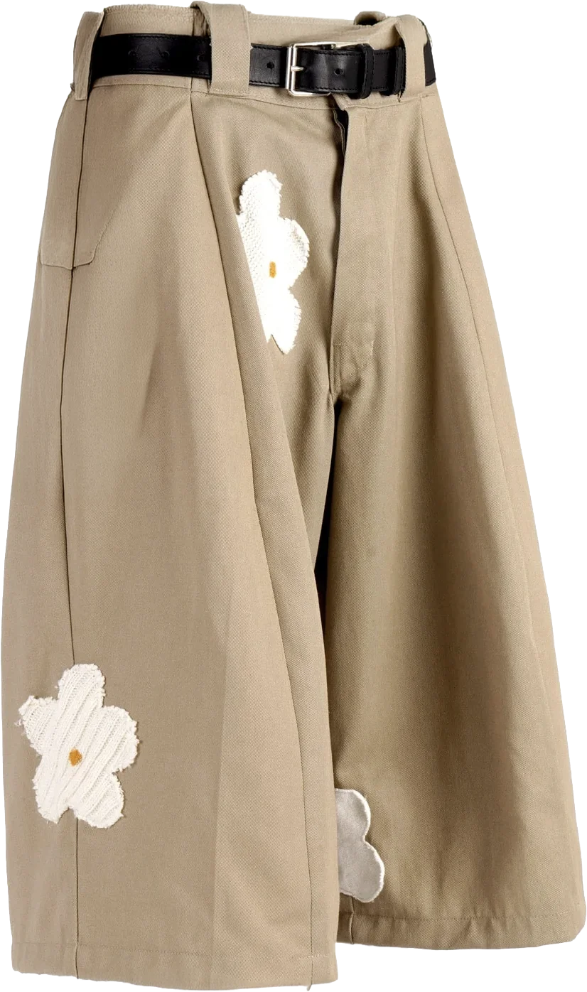 FO Baggy Shorts - Beige Limited Flower Edition, Joshua Samuels