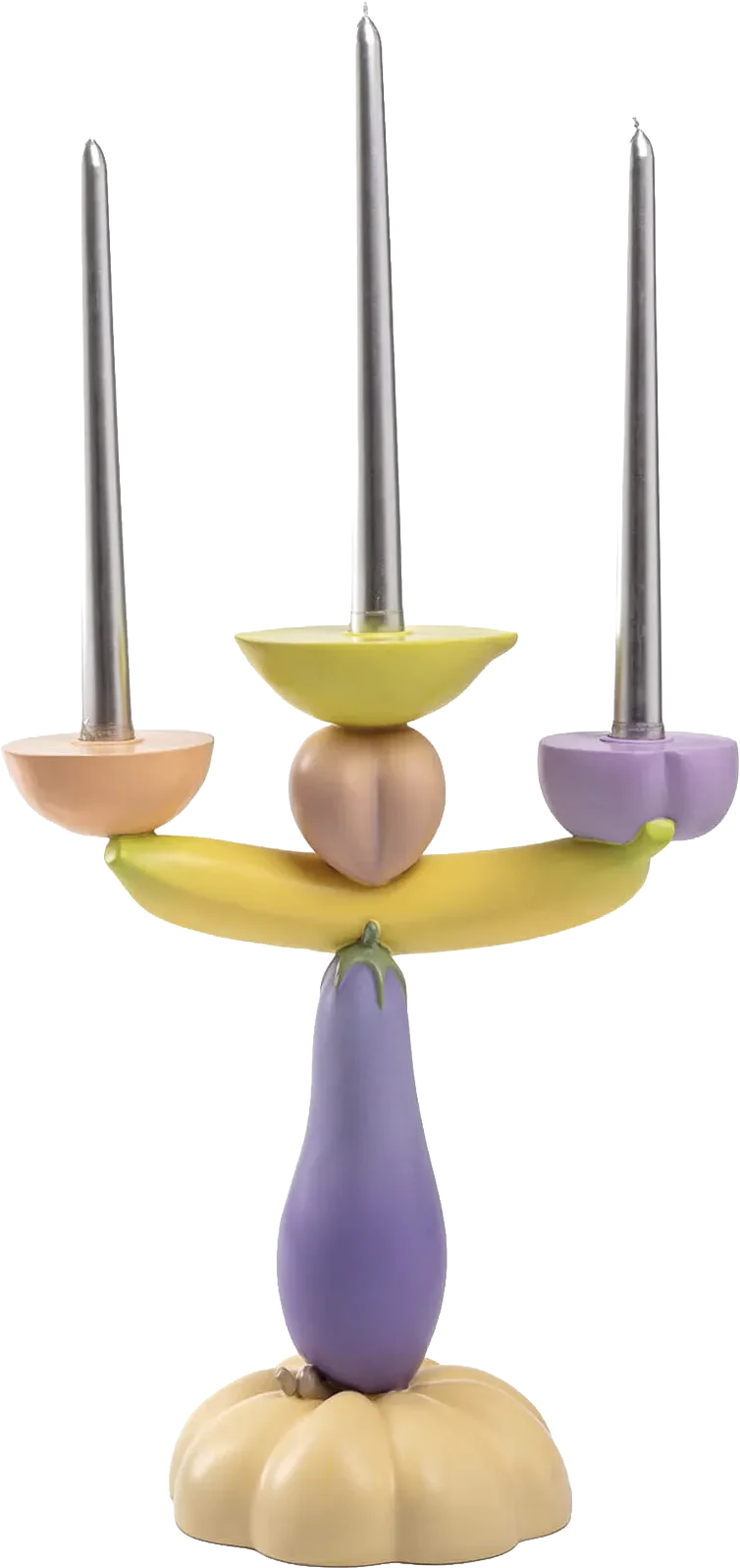 Vitamin Candelabra plastic material multicoloured, Seletti