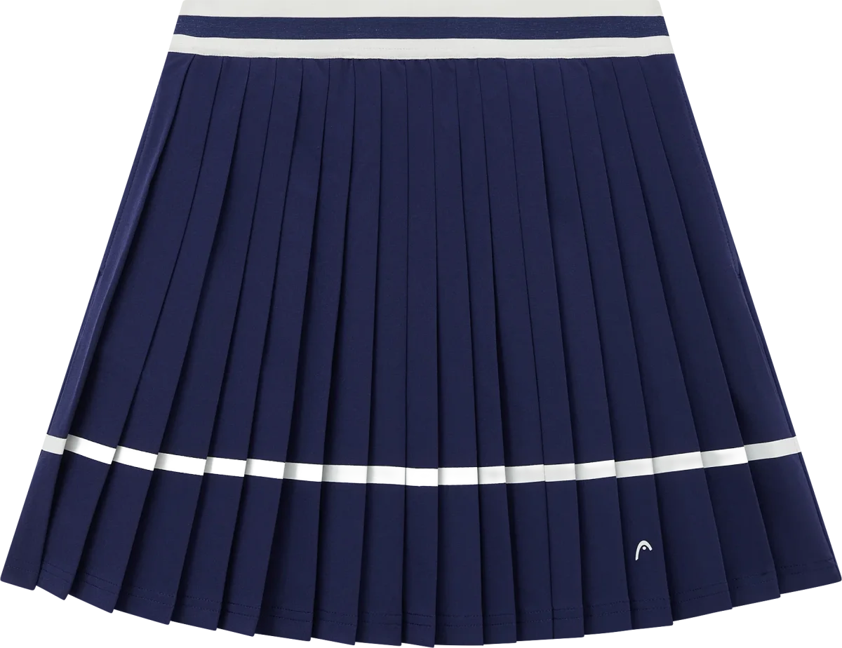 Navy Knife Pleated Skirt, Head Golf