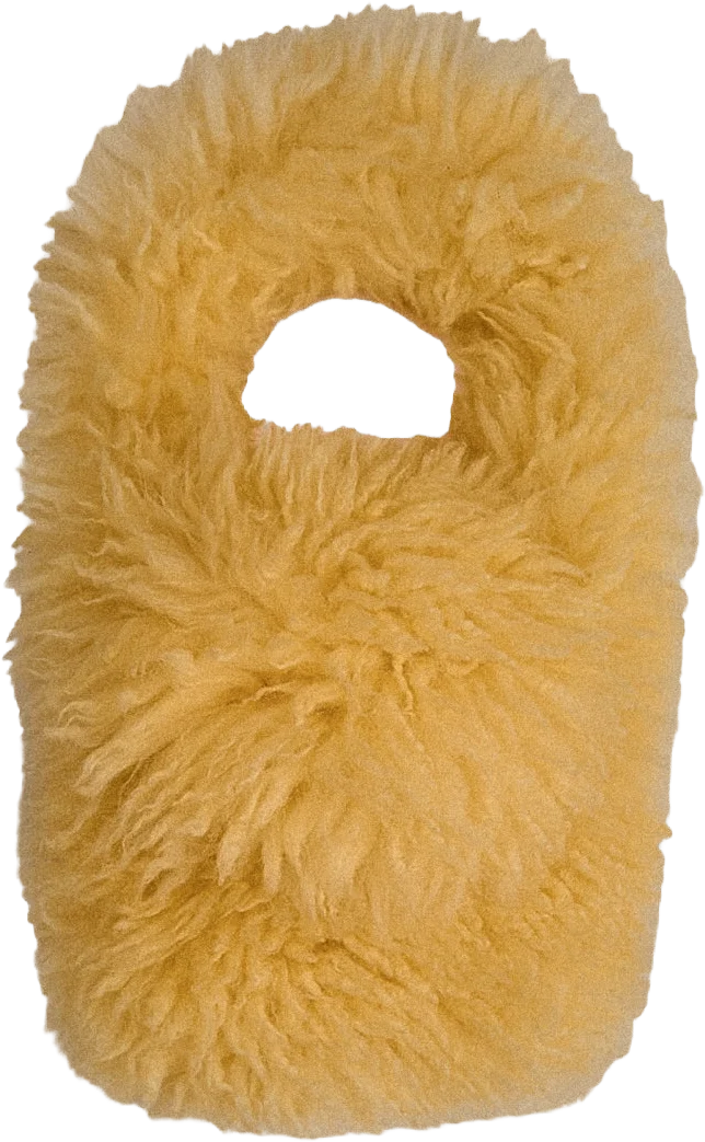 Shearling mini bag, erl