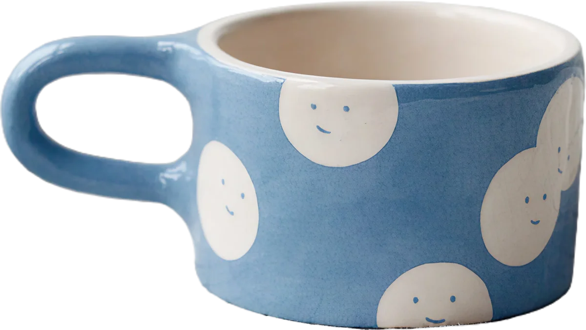 smiley cup 20 cl, berthe ceramique