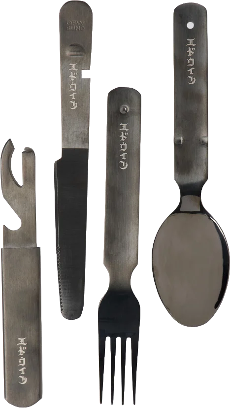 picnic set in stainless steel black, edwin