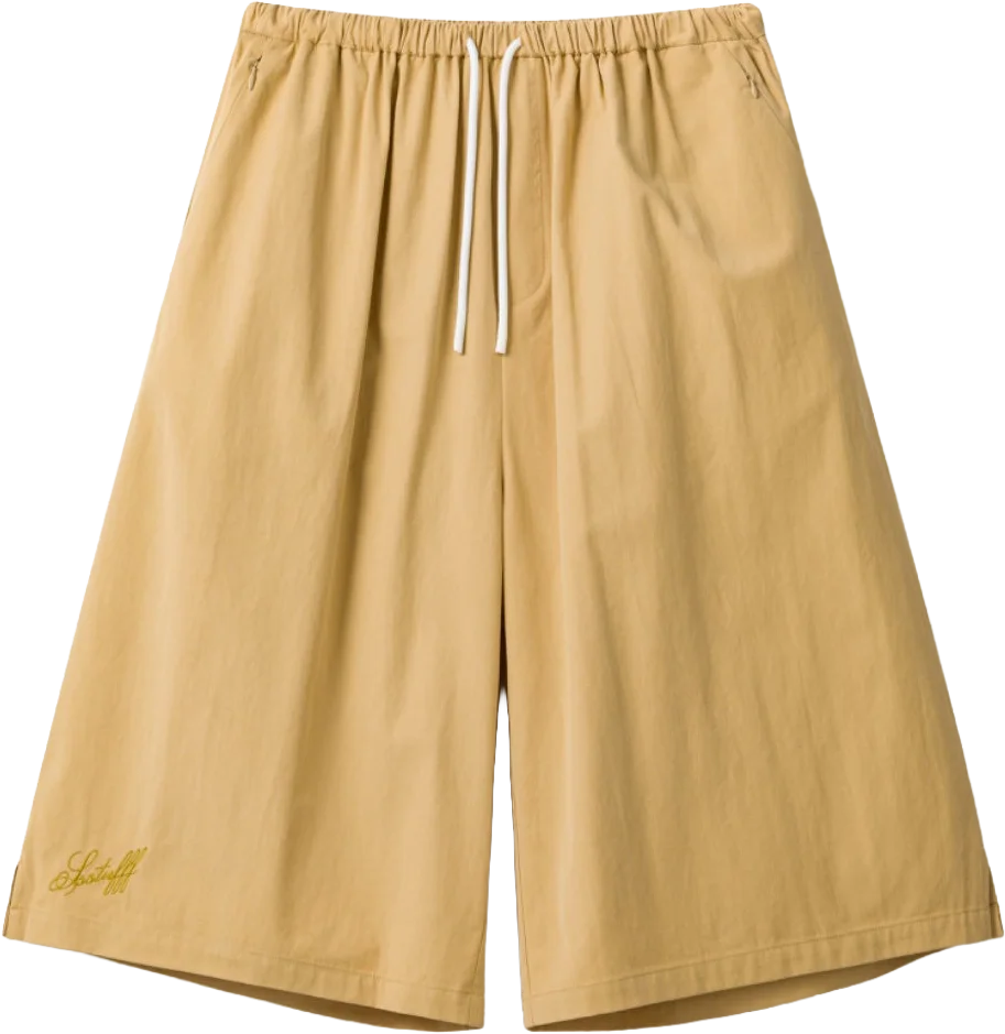 logo bermuda shorts beige, ssstufff