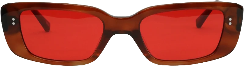 grace sunglasses 100 acetate tortoise red, edwin x messyweekend