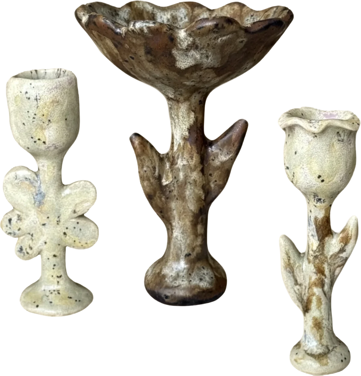 floral candle holders, solasya