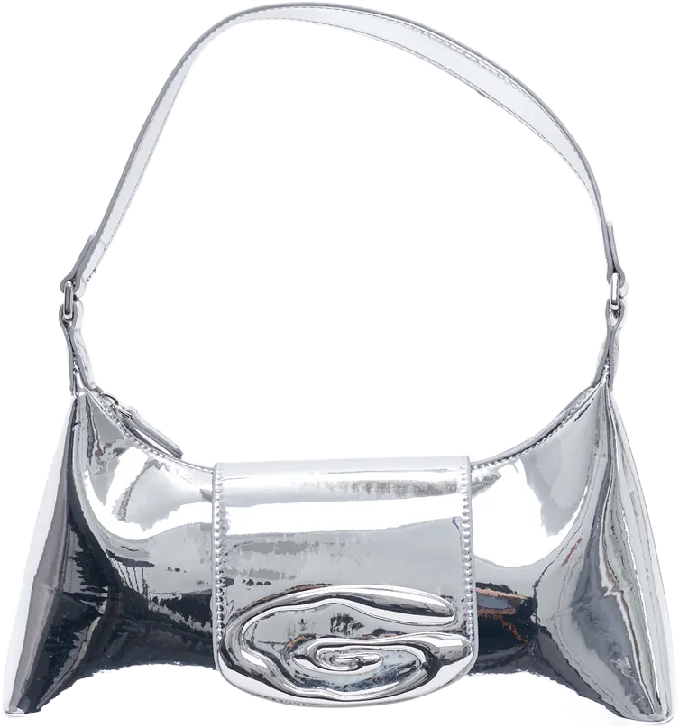 Molly twin metallic silver, Glynit