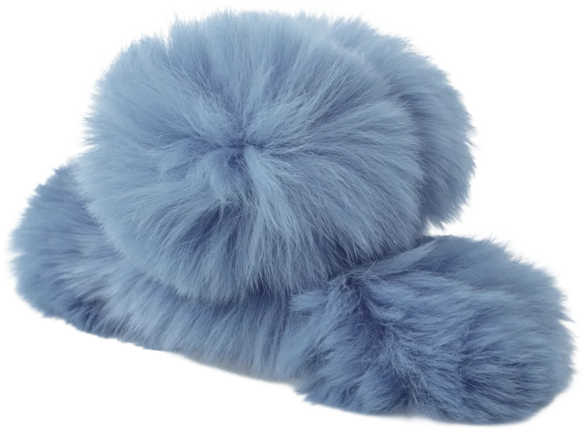fluffy solid-color hair claw clip, cider