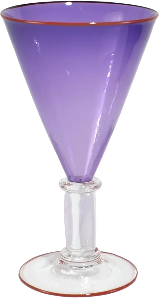 purple stem glass set, casa shop