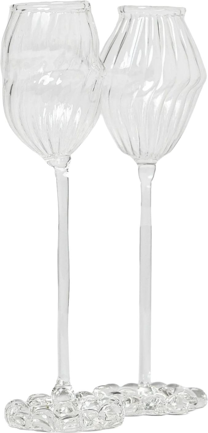 orphee champagne glass set of 2, Justine Ménard