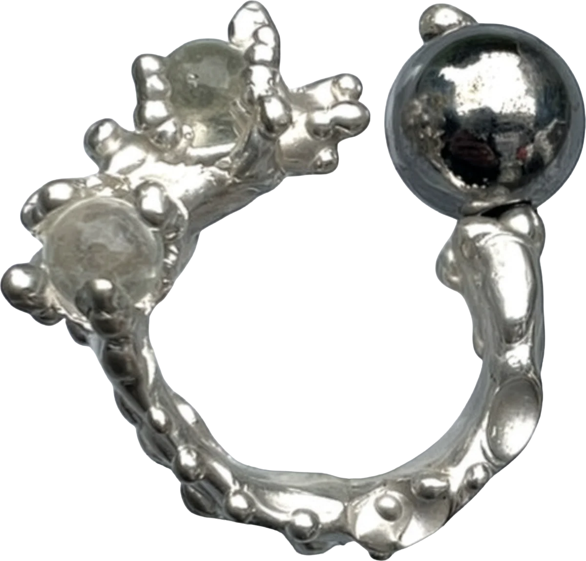 nod 05 baby corail ring, abyssae
