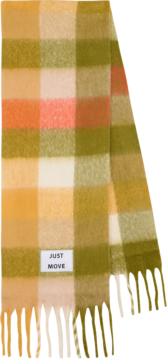 maxi “just move” scarf , verb to do