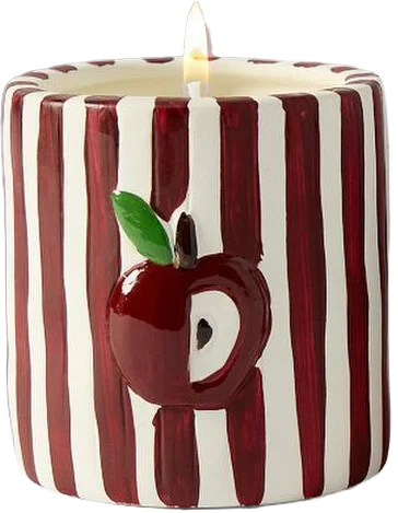 icon candle apple, west elm x emma chamberlain 