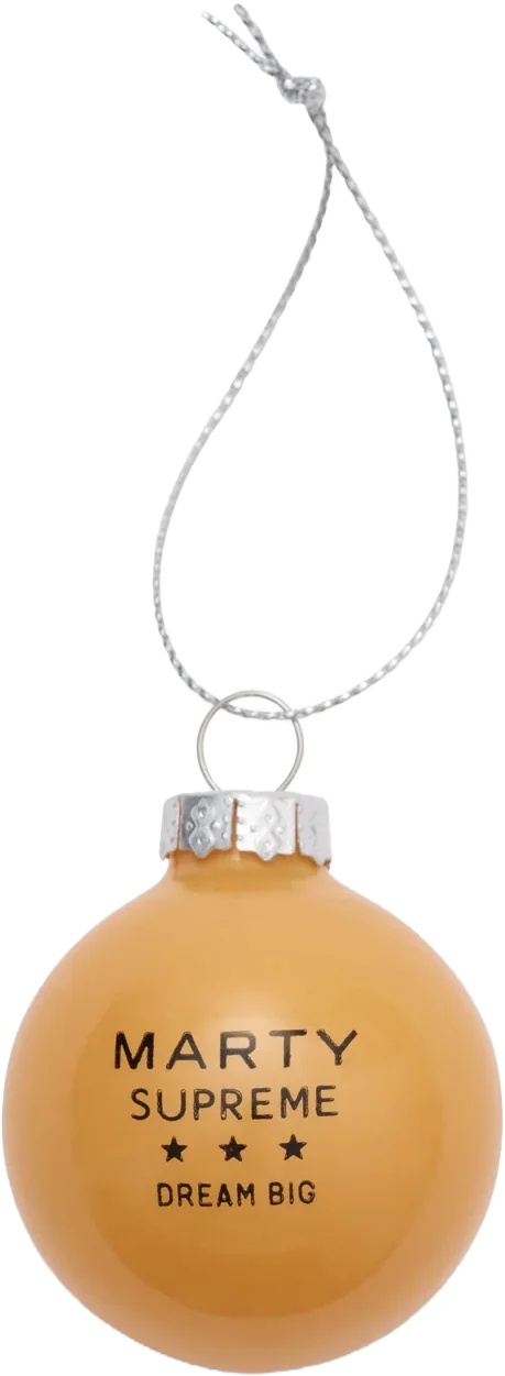 marty supreme ping pong christmas ornament, A24