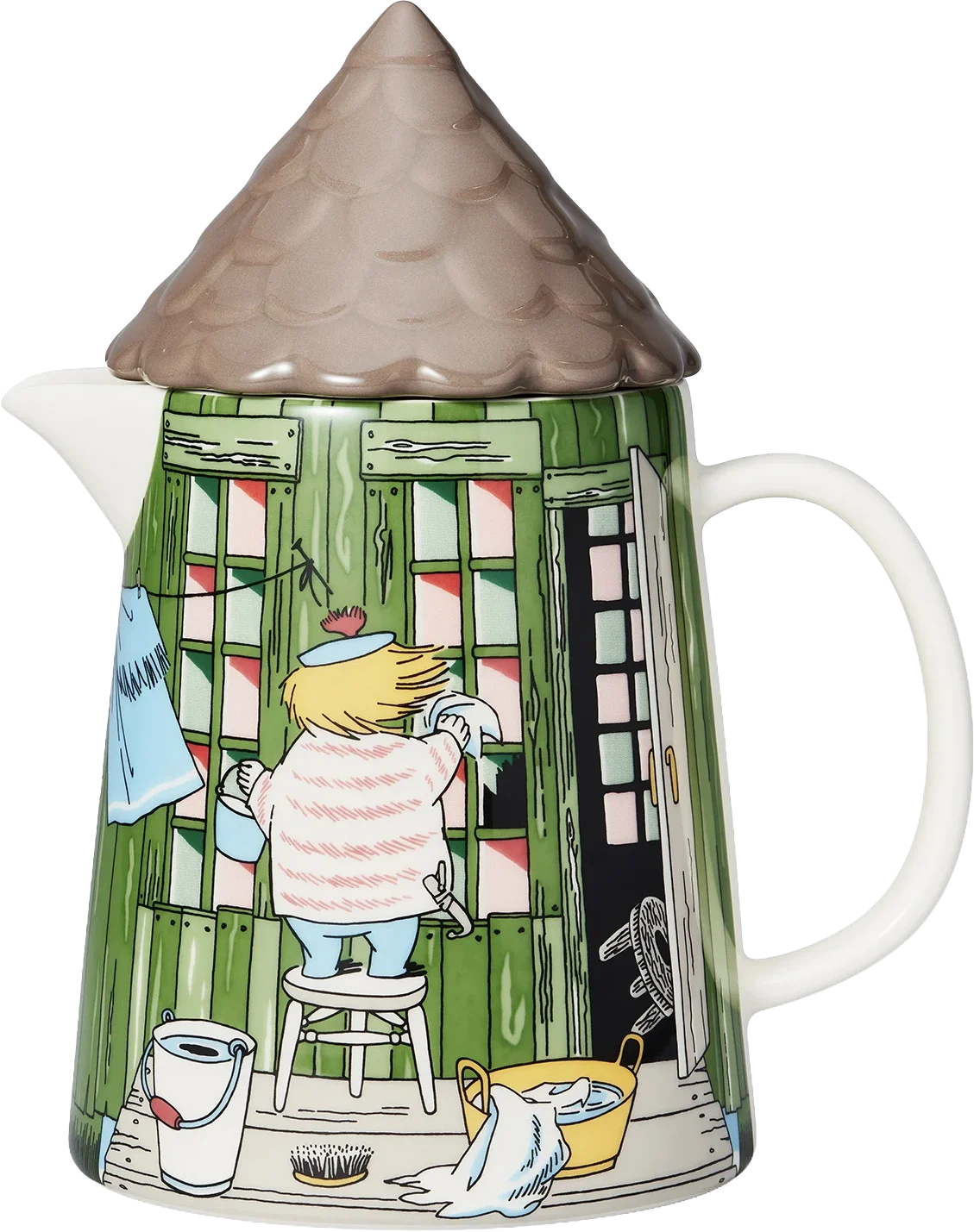 moomin 1l bath house pitcher, moomin