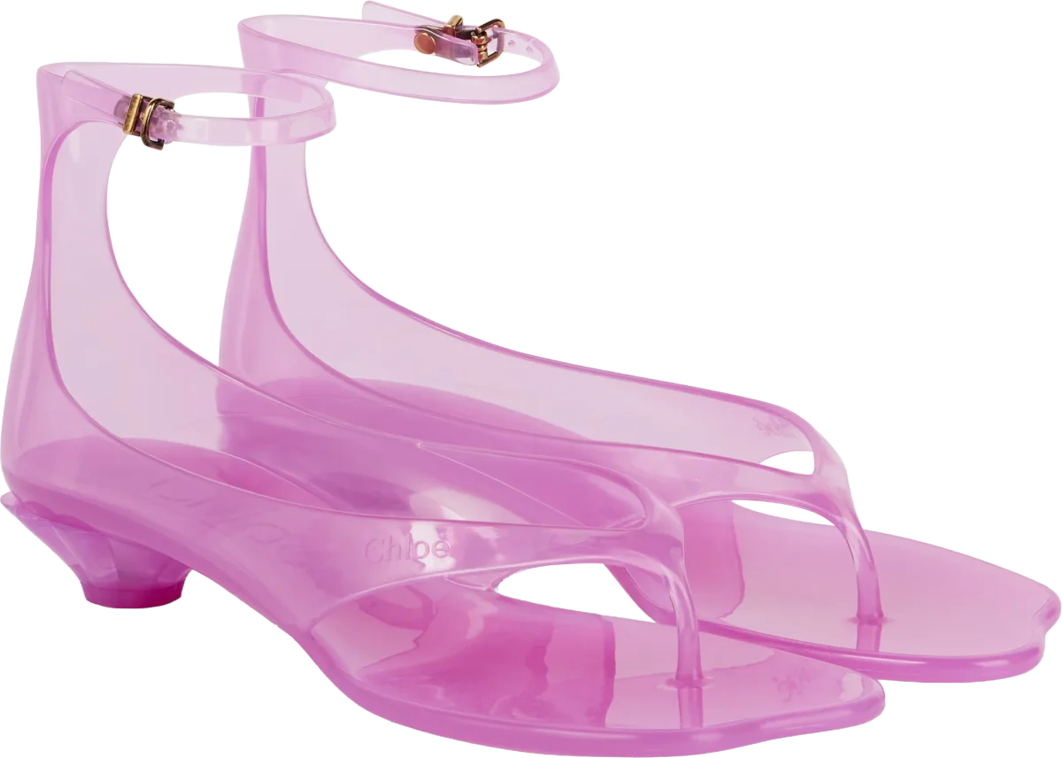 Jelly thong sandals, Chloé