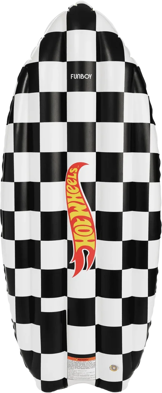 surfboard pool float, Hot Wheels x Funboy 