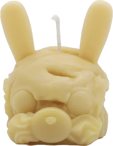 yellow cool bunny candle, sucux