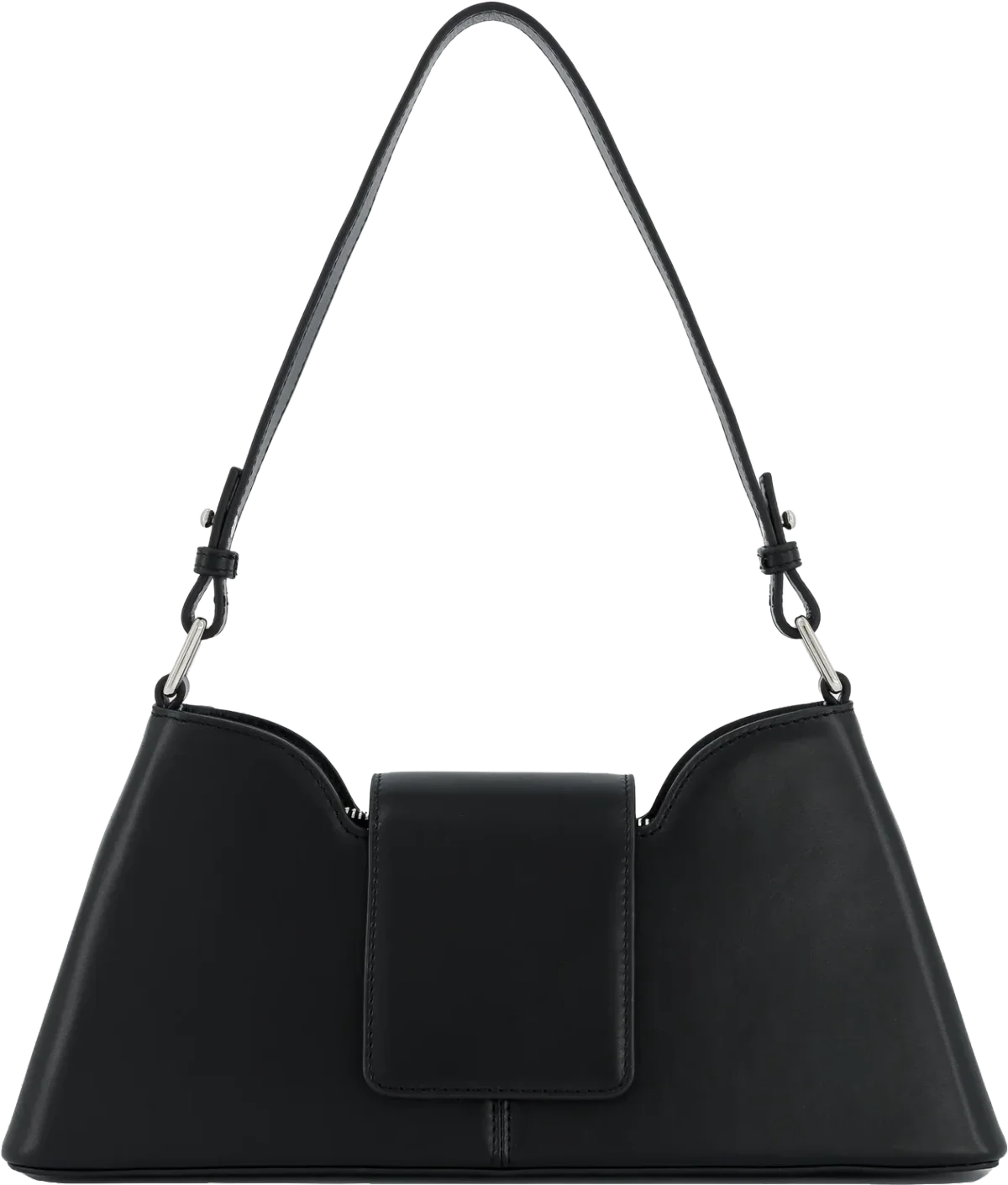 marla black leather bag, justine clenquet