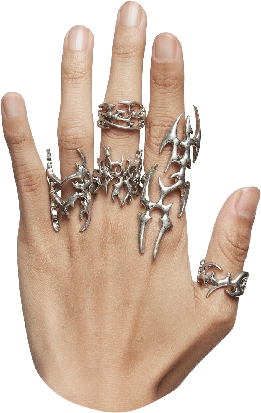iron veins ring set, minga london