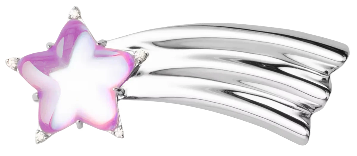Paradise / Shooting Star Hair Clip, yvmin
