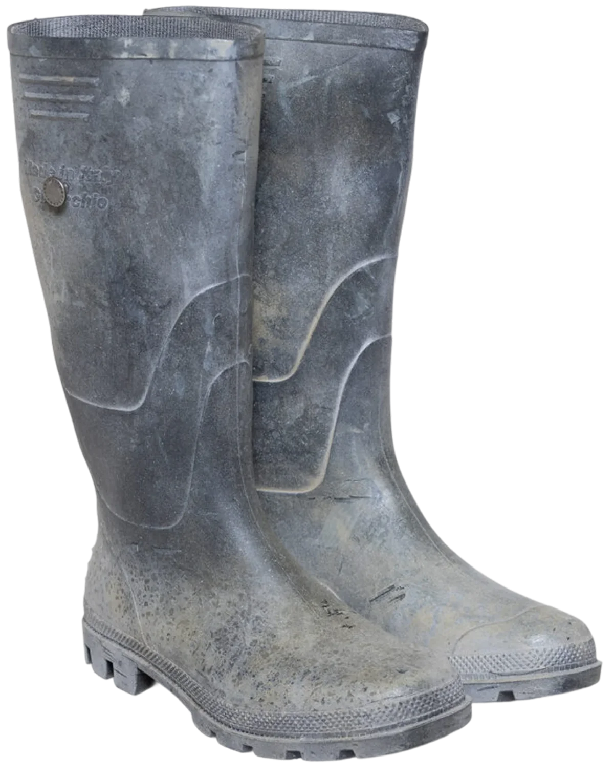 Black / Grey Dust-Treated Wellington Boots, Serapis