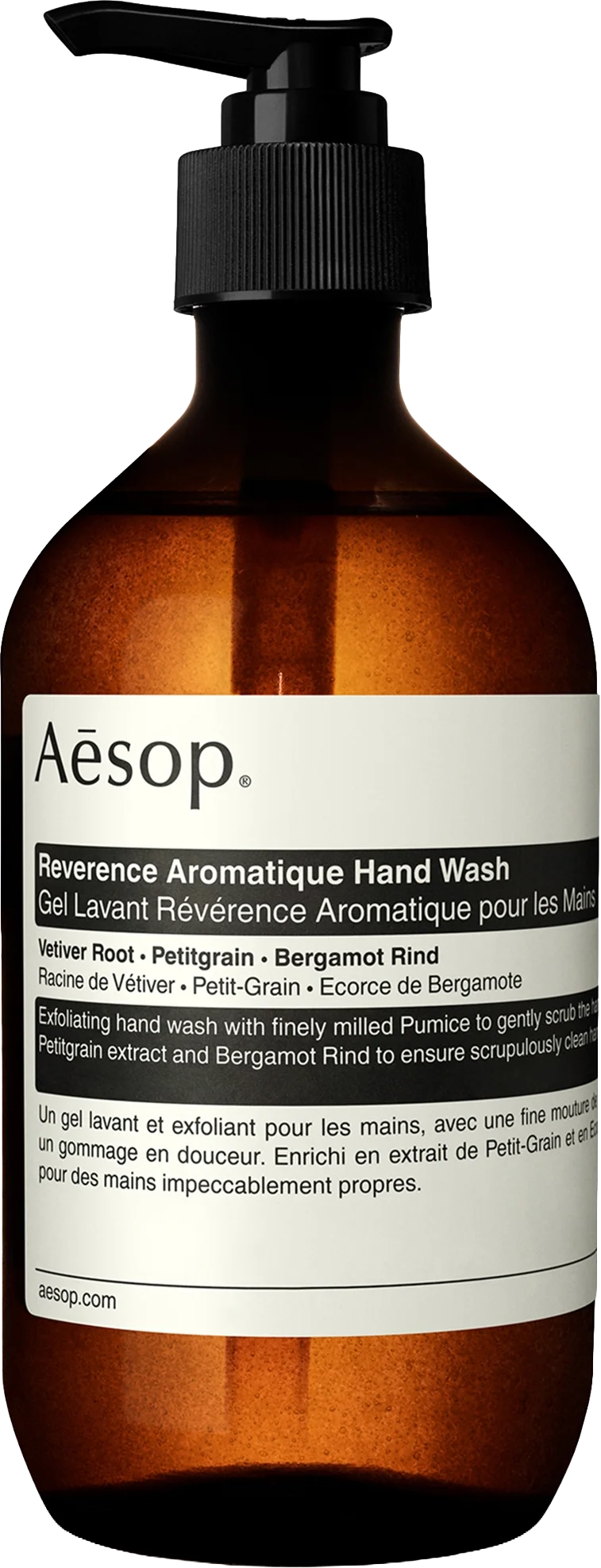 reverence aromatique exfoliating hand wash soap, aesop