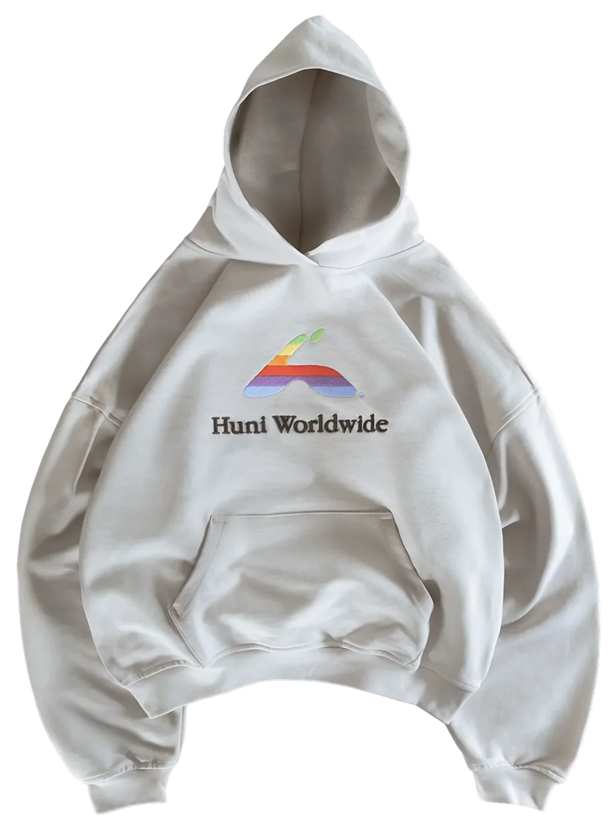 1980s logo hoodie by off-white, huni design
