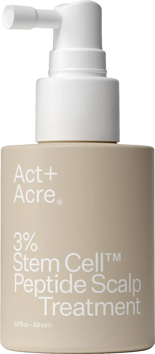 cold processed 3% stem cell peptide treatment, act+ acre