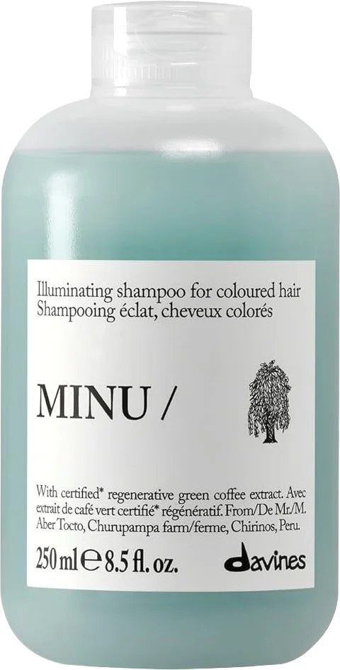 minu shampoo, davines  